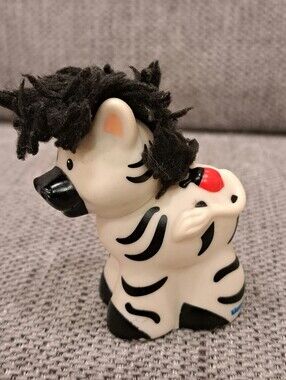 Little People Touch And Feel Zebra With Ladybug Fisher Price 2005